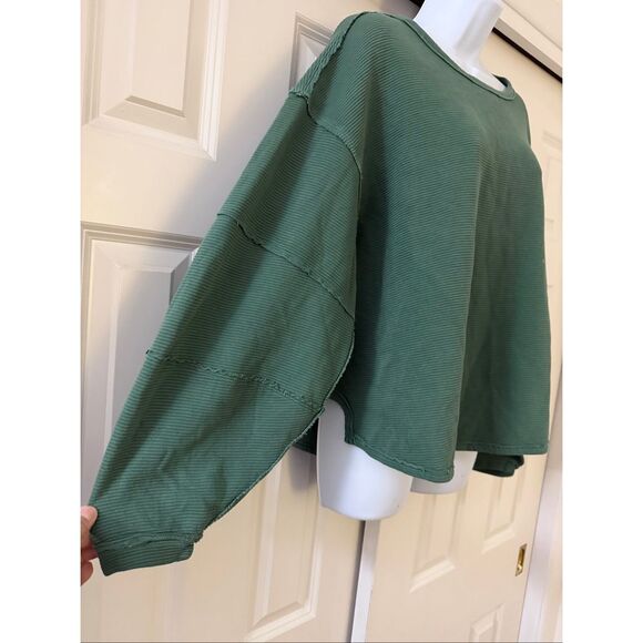 FREE PEOPLE x WE THE FREE TOTAL ECLIPSE TEE IN PINE FOREST - Picture 5 of 8